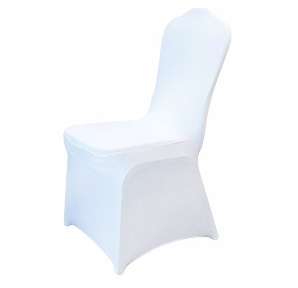 Стрейч-чехол на стул (Белый)